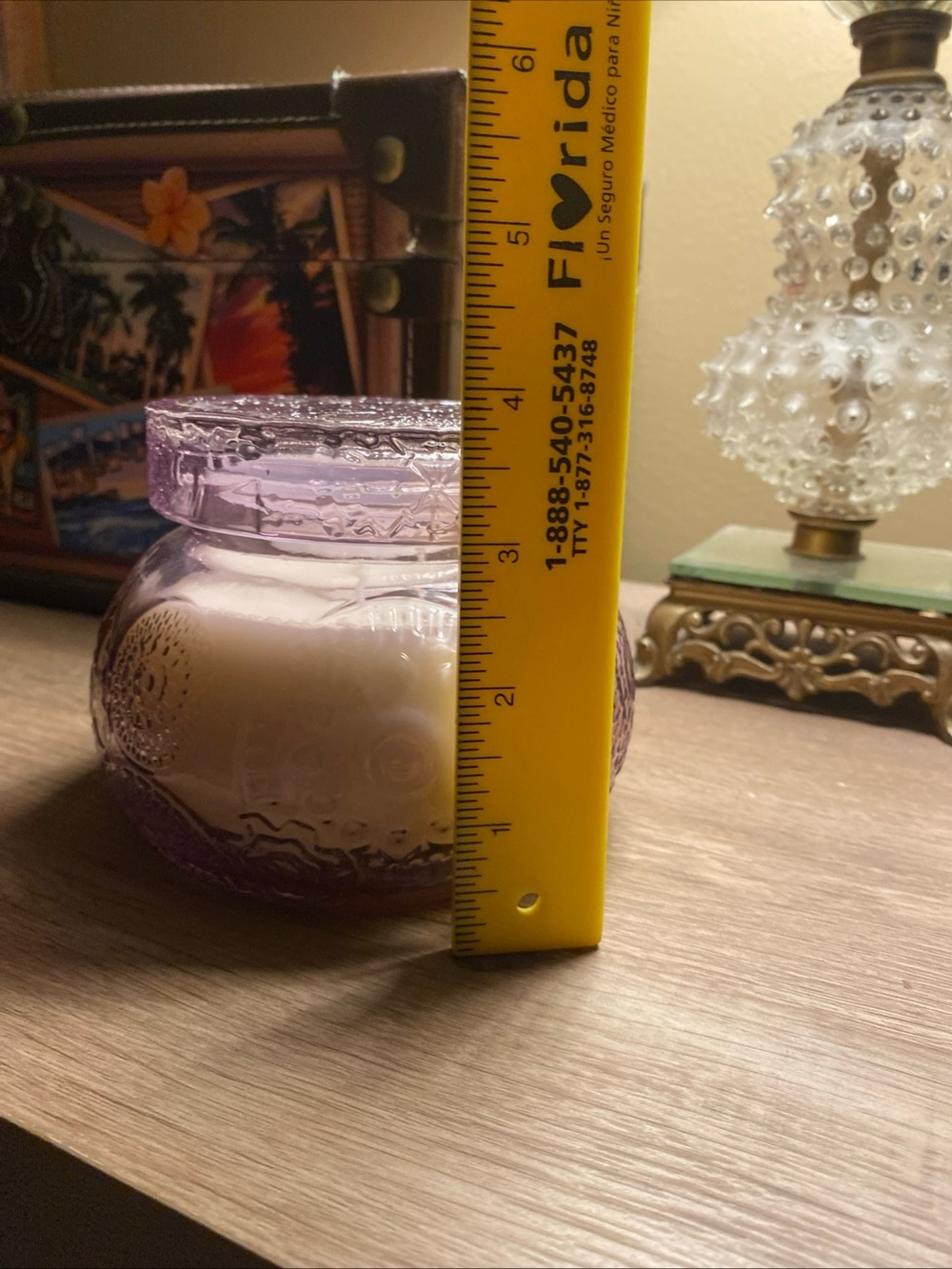 Mulled(Spiced) Wine Candle Lovely Glass Decorative Jar Reclose-Lid 2-Wick/14 Oz - Picture 6 of 6